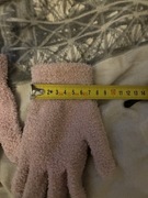 Rękawiczki dziecięce różowe polarowe.