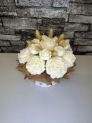 Flower box - wieczny bukiet swiec sojowych / PREZENT NA URODZINY IMIENINY