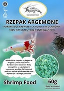 Pokarm dla krewetek ,,Rzepak Agromone liście ,,60g pałeczki ,karolkrewetka