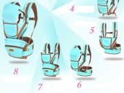 NOSIDEŁKO 8W1 NOSIDŁO BIODROWE 20KG SIEDZISKO