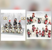Klocki figurki rycerze Grunwald kompatybilne z Lego castle medival knights 