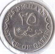 KATAR 25 dirhamów 2012 (1433), KM# 14a, XF, magnetyczna