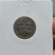 Wolne miasto Gdańsk 1/2 Guldena 1923 
