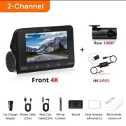 70mai A810 4K Kamera Przód+Tył GPS ADAS HDR Sony IMX678 + HK UP03