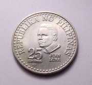 Filipiny 25 sentimos 1980 PIĘKNA!