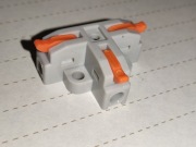 Złączki elektryczne T białe szybkozłączki trójnik do przykręcenia 5 szt.