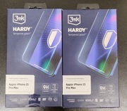 NOWE szkło hartowane 3MK Hardy do iPhone 15 Pro Max