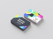 Wizytówki Soft Touch | Zaokrąglone rogi | Projekt + Druk | 200 szt.