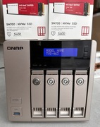 Serwer plików QNAP TVS-463 Gold 2x500GB + 16TB 10GbE - super zestaw