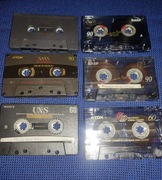 Sony maxell BASF tdk zestaw kaset chrome i zwykle 