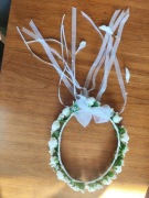 Wianek komunijny róża 