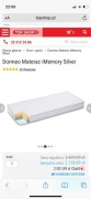 Materac Dormeo Silver Memory 16/200