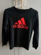 BLUZA Dziecięca ADIDAS Czarna bawełna 11-12 lat 152 cm