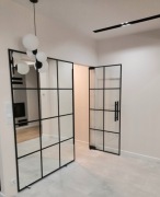 Szklane drzwi loftowe