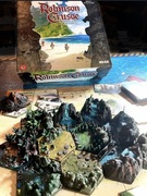 Kafelki wyspy 3D do gry Robinson Crusoe