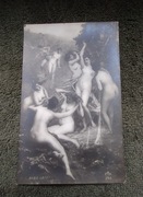 Przedwojenna fotografia Babie lato kobiety erotyka akt