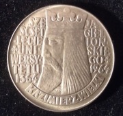 Polska PRL 10 zł 1964 r. KAZIMIERZ WIELKI napis WYPUKŁY