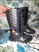 Kozaki Muszkieterki pikowane r.25 wkładka ok.16cm