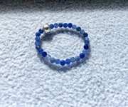 Pierścionek szafirowy - uniwersalny rozmiar