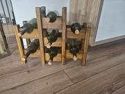 Stojak,na wino drewniany