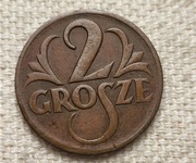 II RP 2 grosze 1925 r. GG 