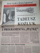 Stara gazeta - wydanie specjalne - wybory 1995r.