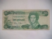 Banknot BAHAMA  1 $ Dolar 1954 r. seria P