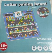 Magnetyczne zabawki alfabet labirynt , zabawka Montessori dla dzieci puzzle