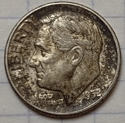 0858 USA 10 centów DIME 1952 P srebro  