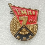 Oznaka 1 Maja 1960 NRD DDR - Święto Pracy - Oryginał