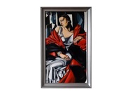 Tamara Łempicka, "Portret Pani Boucard", ręcznie malowana kopia, olej