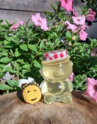 Miód akacjowy | MIODOŻER | Słoik Miś 150ml | 100% Naturalny |