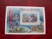 Antigua& Barbuda 1990 MNH Fauna Ryby