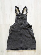 Sukienka jeansowa ogrodniczka Pepco czarna * 146/152