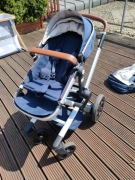 Wózek Joolz Day2 Earth niebieski (parrot blue) z dodatkami