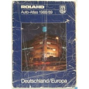 Niemcy Europa Alpy Auto-Atlas 1988/89 Roland