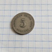 5 Pfennig 1890 F Niemcy