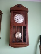 Stary wiszący zegar ścienny gabinetowy HAU