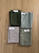 Tkaniny Dekoria zielone aksamit len