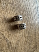 Pandora oryginalne klipsy z rzędem gwiazdek para