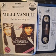Milli Vanilli - "All or nothing" The U.S. remix album Kaseta Magnetofonowa