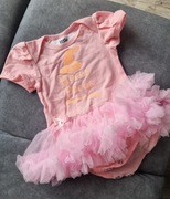 Tutu romper różowy miękki tiul Hocus Pocus Rozmiar 3-6m