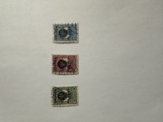 Znaczki pocztowe Fi 17-19 gwarancja Pan Jendroszek