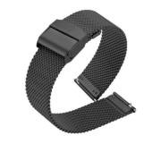 BRANSOLETA DO ZEGARKA MESH 16mm CZARNA
