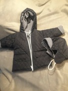 Kurtka z czapką pikowana roz 68 chrzest 