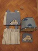 Komplet zasłony lampa poszewka dla chłopca