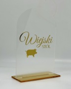 Tabliczka Wiejski Stół na ślub wesele złota tablica weselna