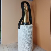 Torebka na wino biała