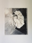 Ręcznie malowany obraz akrylowy - Joanna