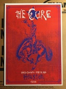 The Cure plakat koncertowy USA Houston Texas 2023